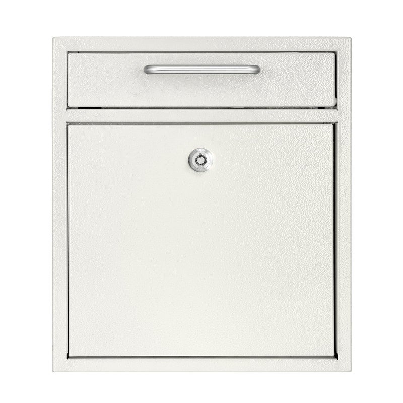 AdirOffice Wall Mount Mailbox - Mailbox with Lock and Keys- Durable Wall Mounted Locking Mailbox and Cash Drop Box for House, Apartments and Bussiness After Hours Deposits - Image 1